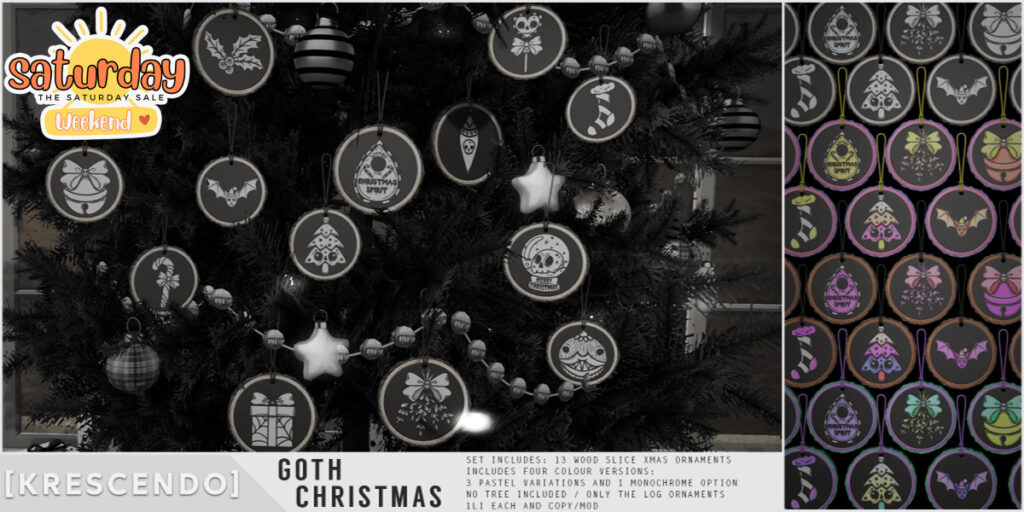 Goth Christmas Ornaments
