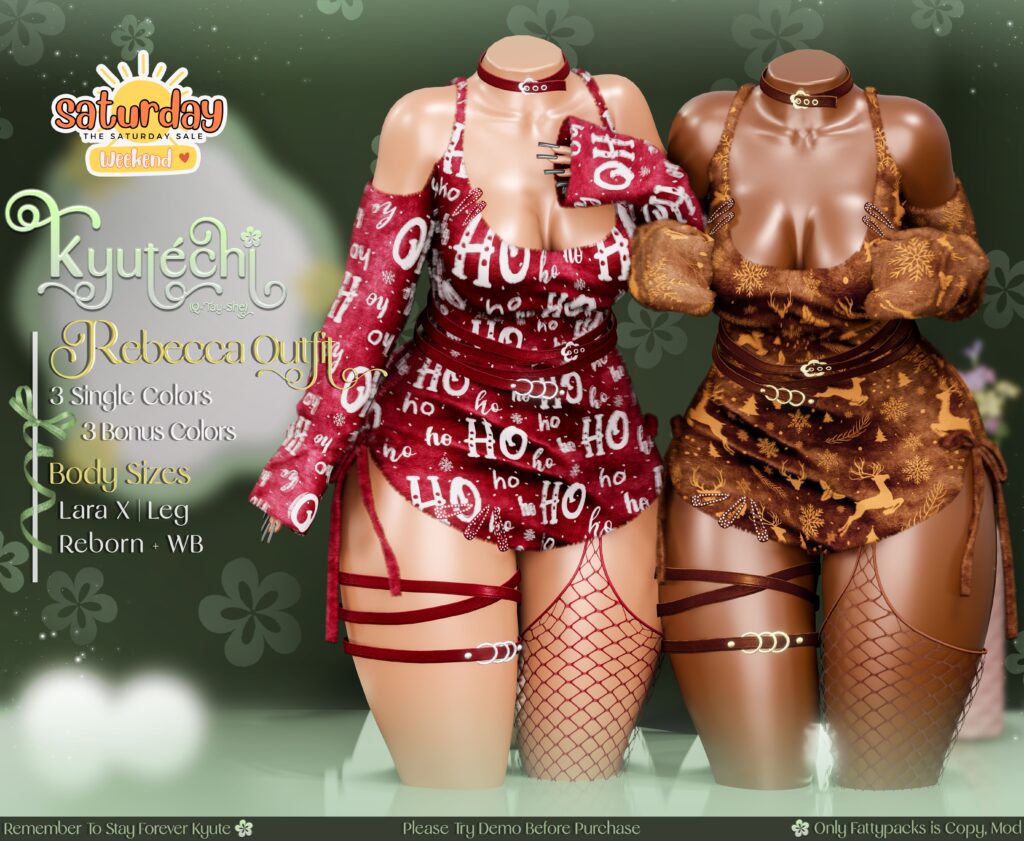 Rebecca Outfit - Legacy/MaitreyaX/Reborn/+mods	&lt;a href=&quot;https://maps.secondlife.com/secondlife/Holiday%20Cove/89/129/26&quot; target=&quot;_blank&quot;&gt;Teleport&lt;/a&gt;