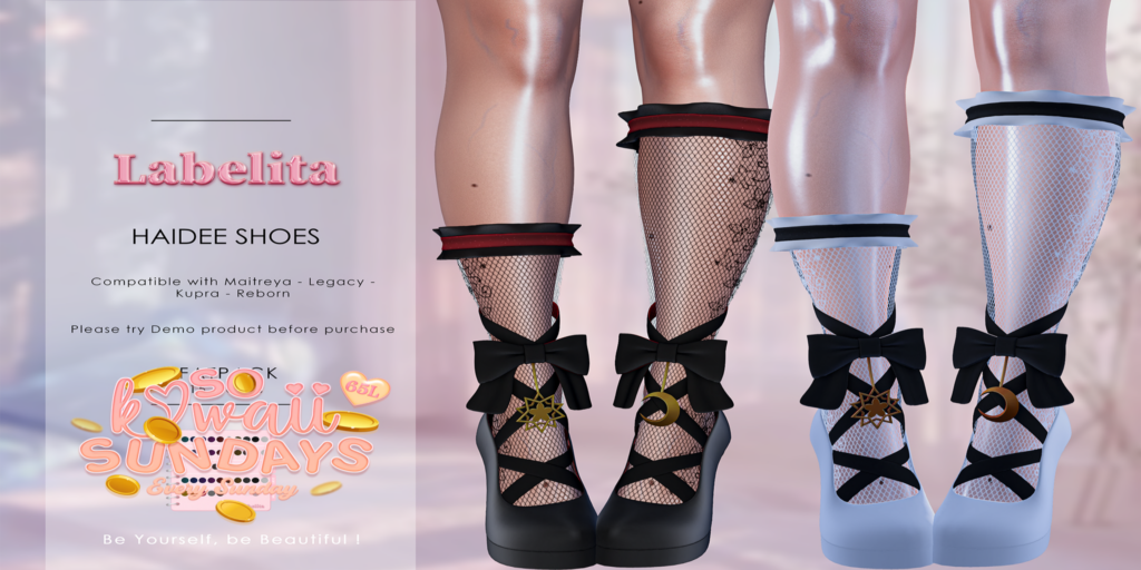 Haidee Shoes - Inithium/Legacy/Maitreya/Reborn	&lt;a href=&quot;http://maps.secondlife.com/secondlife/LIVE%20LOVE/123/225/21&quot; target=&quot;_blank&quot;&gt;Teleport&lt;/a&gt;
