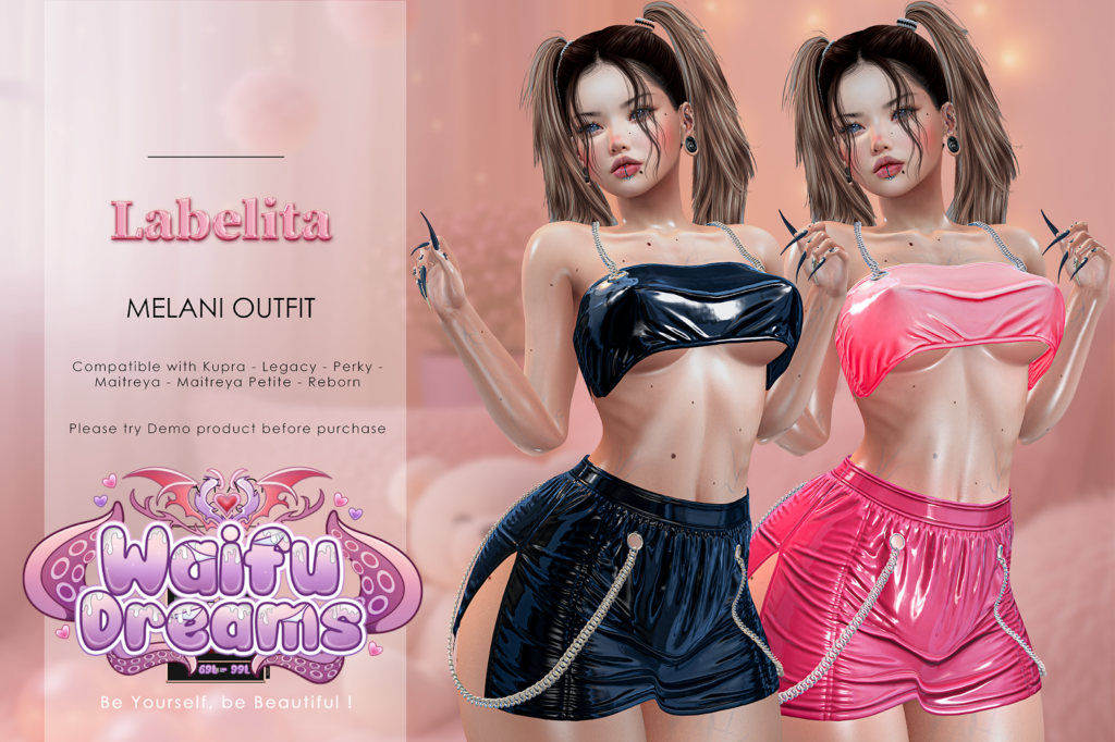 Melani Outfit - Inithium/Legacy/Maitreya/Reborn/+mods