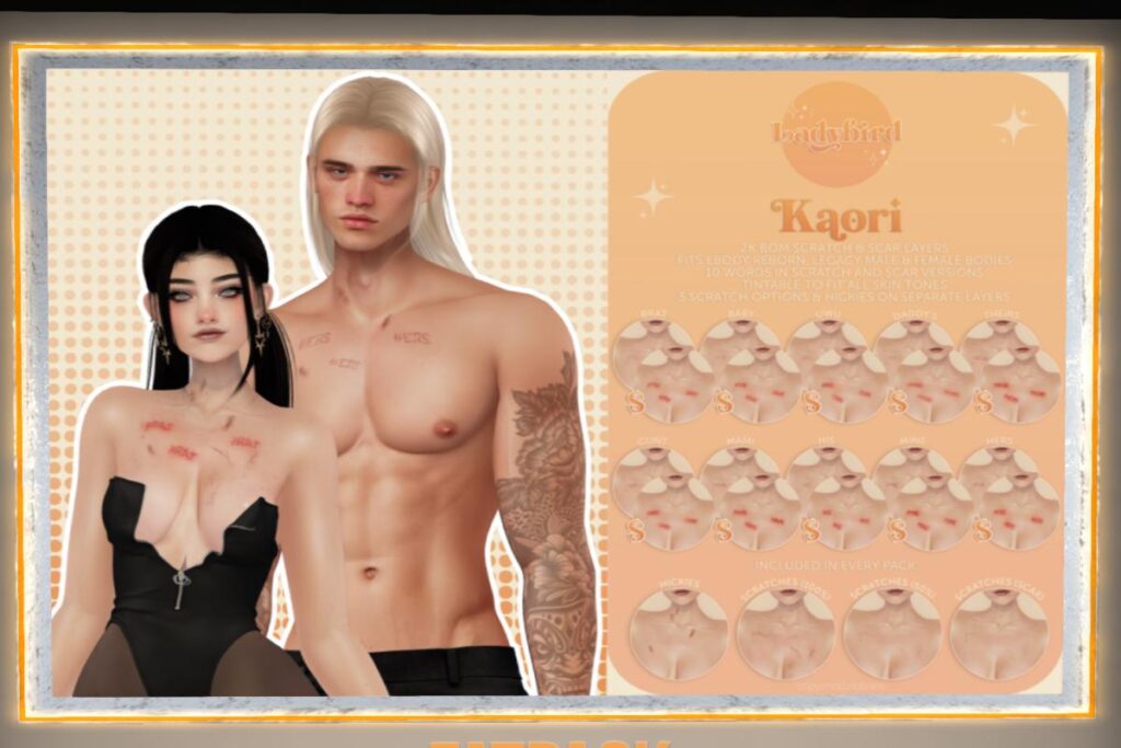 Kaori Scars &amp; Scratches - BOM, L$350
