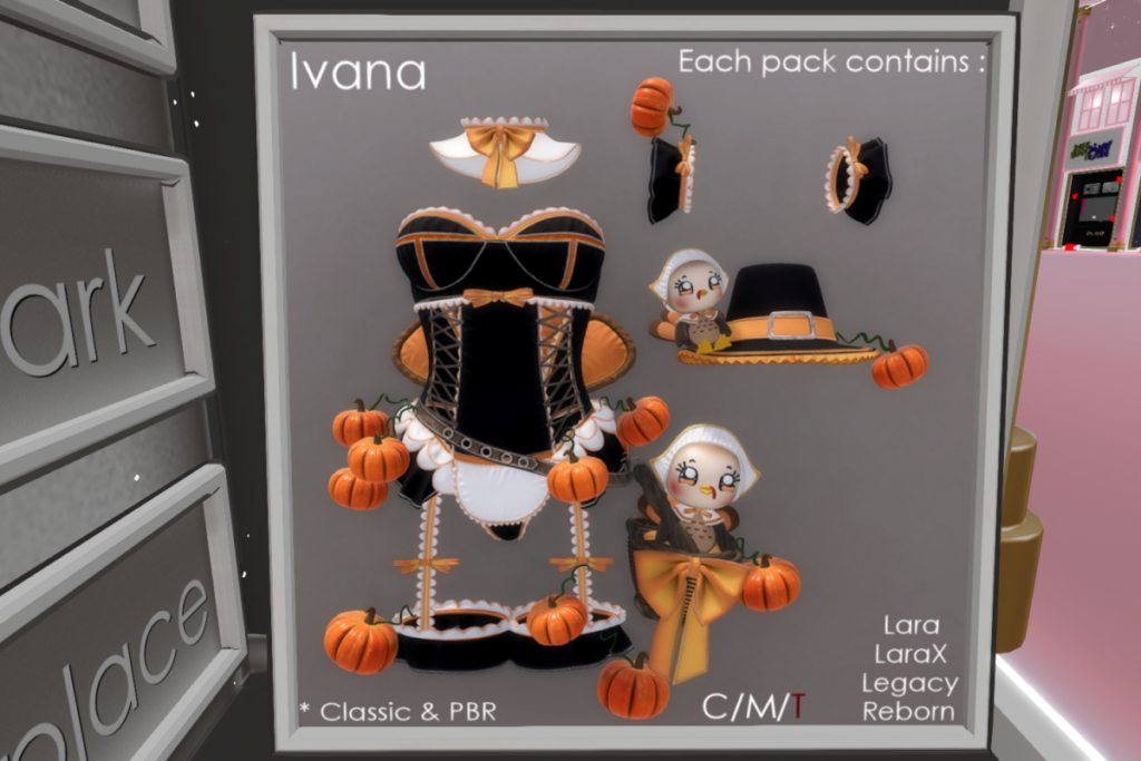 Ivana Outfit -  Legacy/Maitreya/Reborn/+mods, L$390 each/L$1590 FP