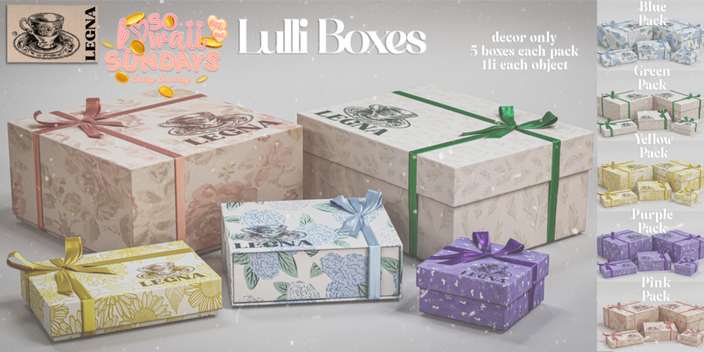 Lulli Boxes 	&lt;a href=&quot;http://maps.secondlife.com/secondlife/Dark%20Desires/210/203/25&quot; target=&quot;_blank&quot;&gt;Teleport&lt;/a&gt;