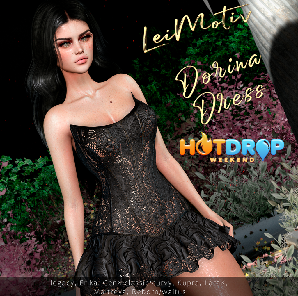 Dorina Dress - Erika/GenX/Inithium/Legacy/MaitreyaX/Reborn/+mods