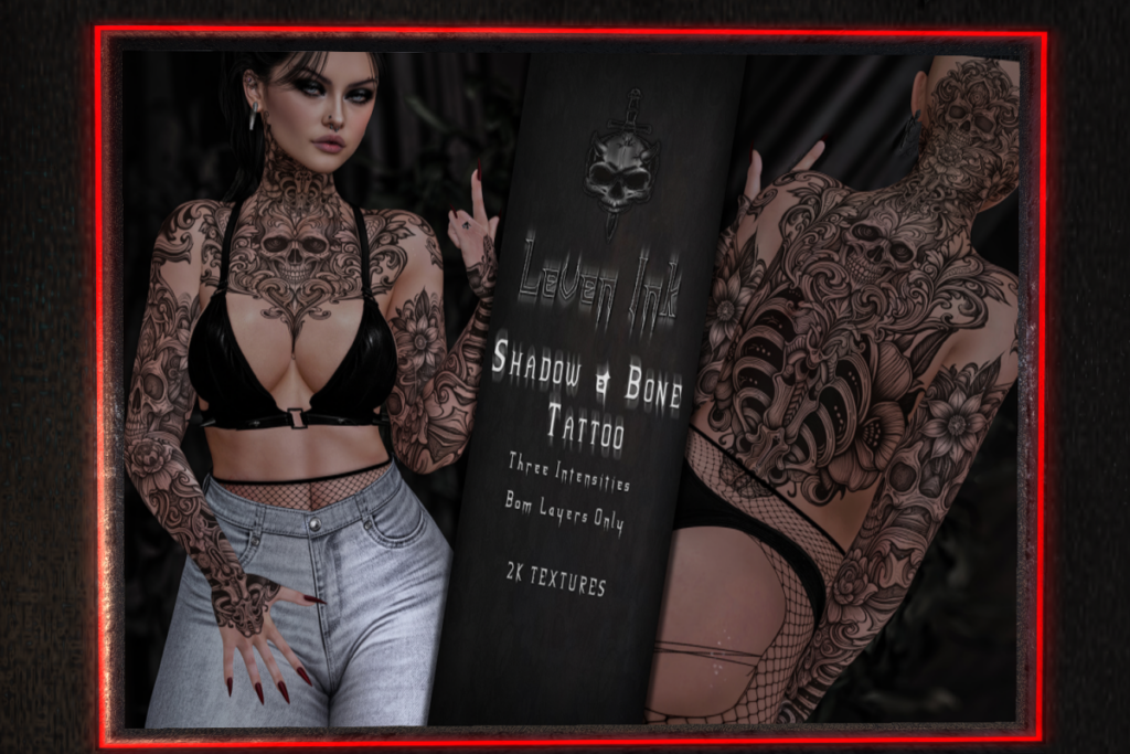 Shadow &amp; Bone Tattoo - EvoX, L$399