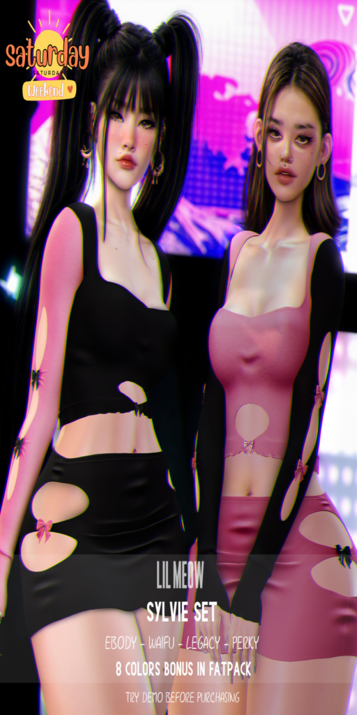 Sylvie Set - Legacy/Reborn/+mods	&lt;a href=&quot;http://maps.secondlife.com/secondlife/Crystal%20Isle/169/140/60&quot; target=&quot;_blank&quot;&gt;Teleport&lt;/a&gt;