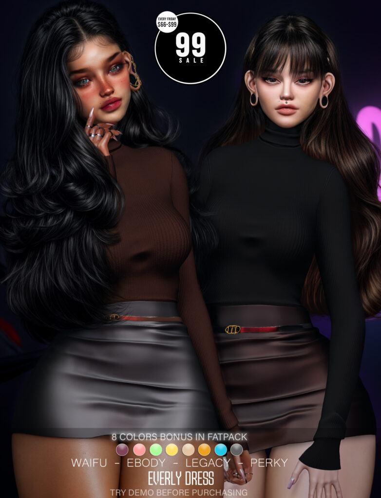 Everly Dress - Legacy/Reborn/+mods	&lt;a href=&quot;http://maps.secondlife.com/secondlife/Crystal%20Isle/132/128/60&quot; target=&quot;_blank&quot;&gt;Teleport&lt;/a&gt;