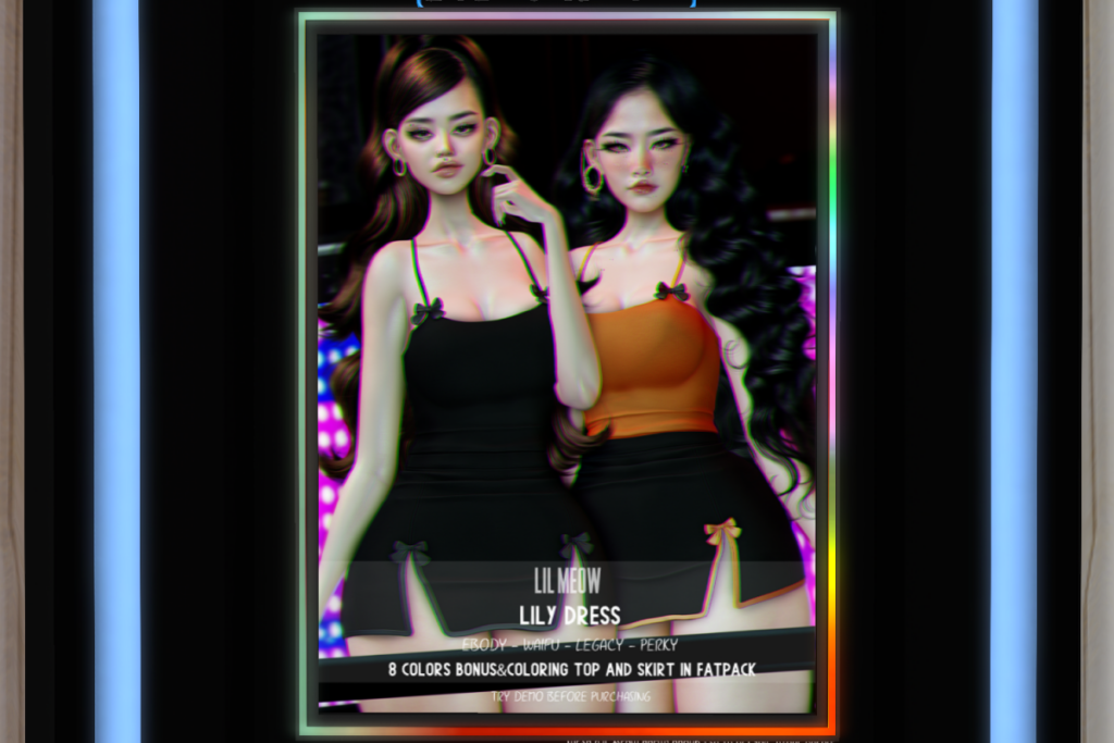 Lily Dress - Legacy/Reborn/+mods, L$199 each/L$799 FP