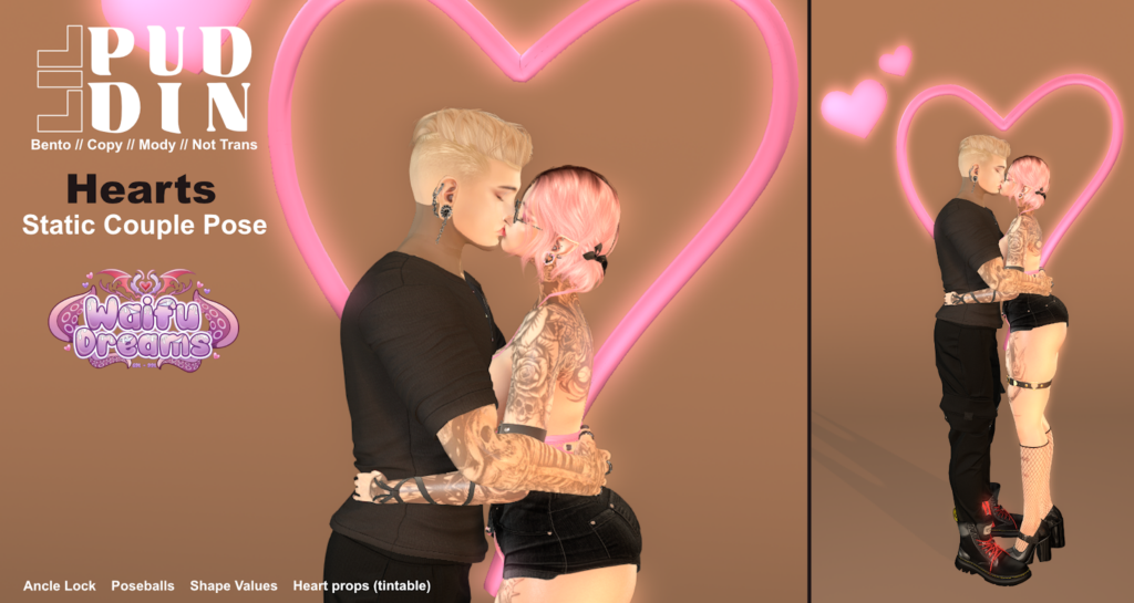 Hearts Couple Pose
