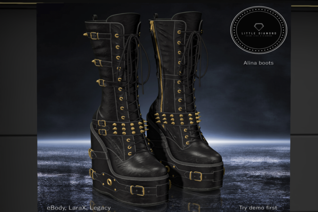 Aline Boots - Legacy/MaitreyaX/Reborn, L$320 each/L$1490 FP