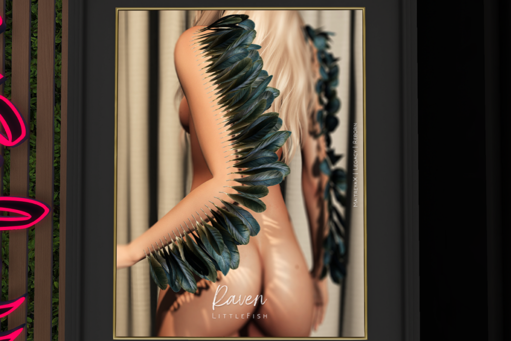 Raven Accessories - Legacy/MaitreyaX/Reborn, L$450 each/L$1050 FP