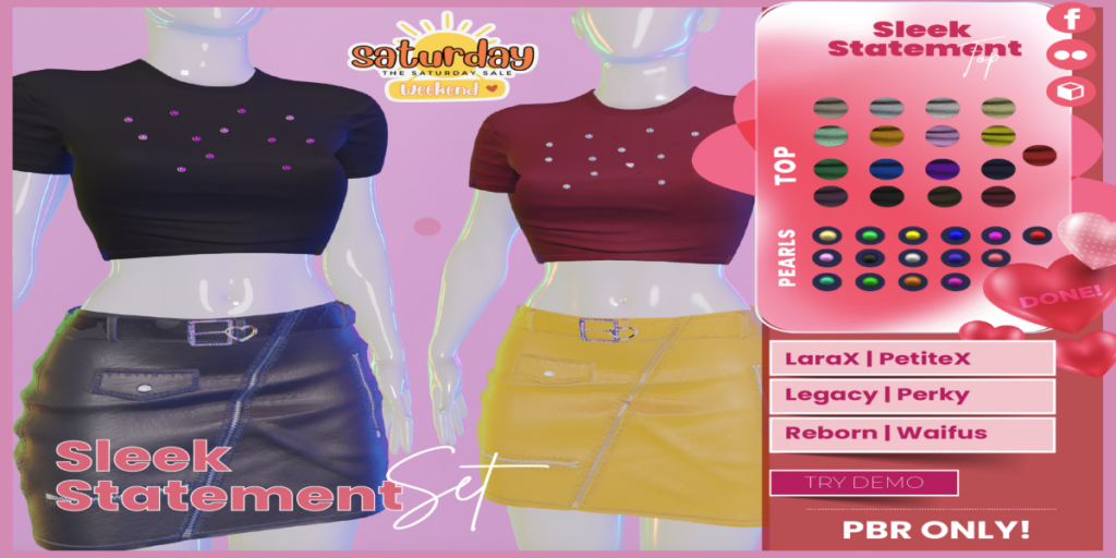 Sleek Statement Set - Legacy/MaitreyaX/Reborn/+mods	&lt;a href=&quot;http://maps.secondlife.com/secondlife/Holanbra/170/96/23&quot; target=&quot;_blank&quot;&gt;Teleport&lt;/a&gt;
