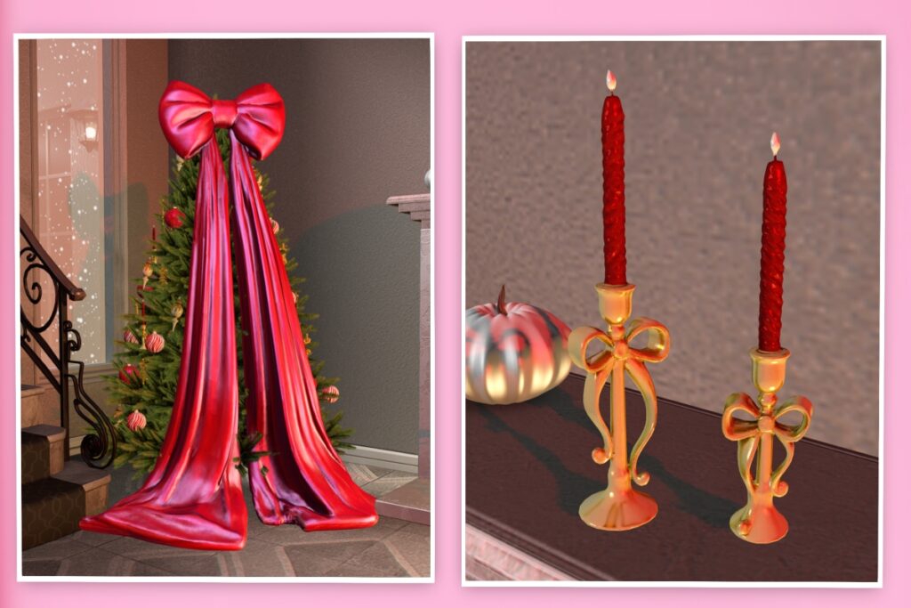 Amanda Ribbon Tree Decor Set, L$400 FP