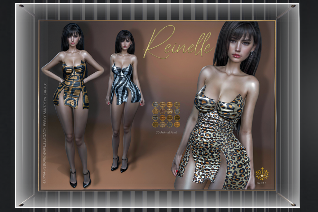 Reinelle Dress - Inithium/Legacy/Maitreya/Reborn/+mods, L$389