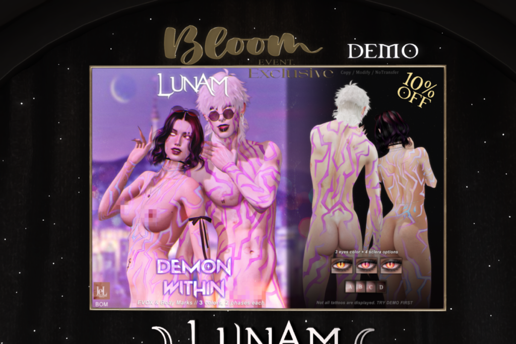 Demon Within Body marks, BOM/EvoX, L$405