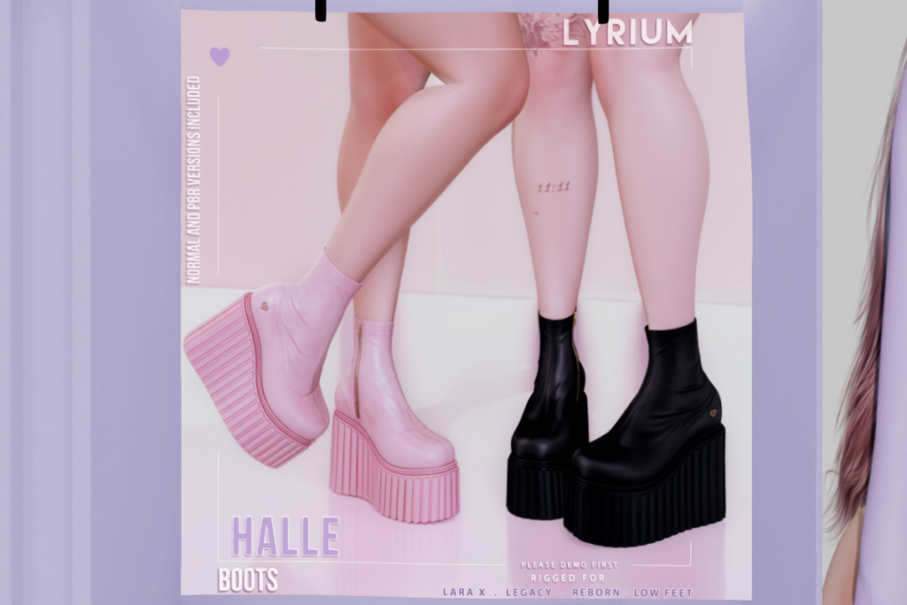 Halle Boots - Legacy/MaitreyaX/Reborn, L$399