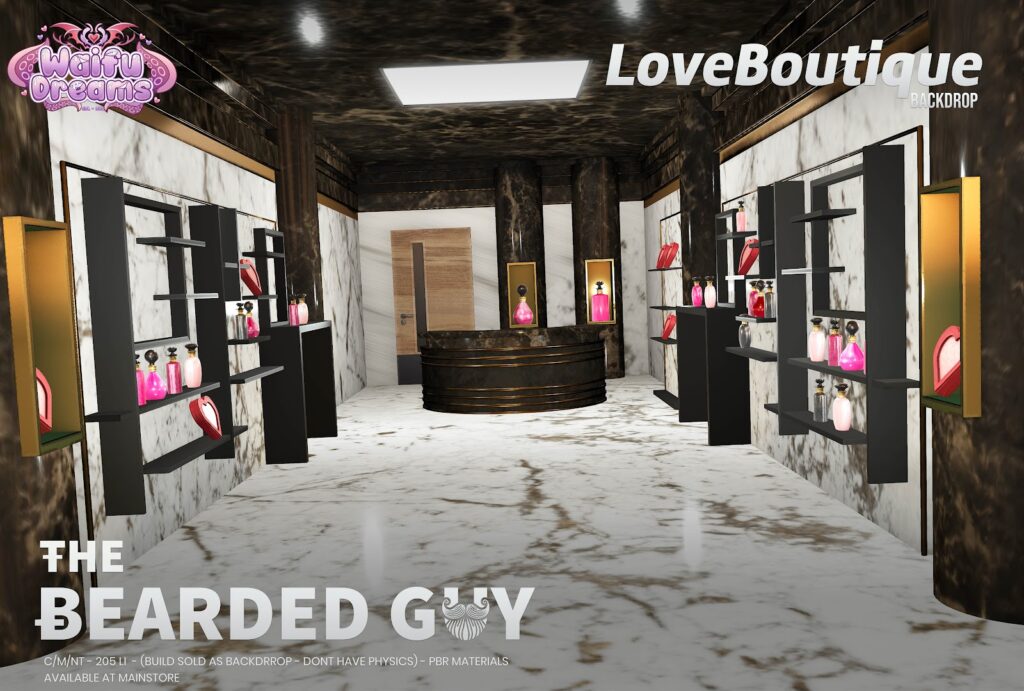 Love Boutique Backdrop