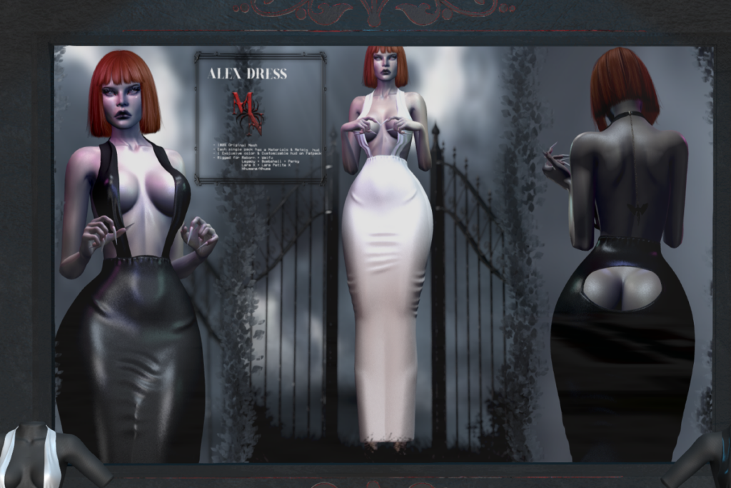 Alex Dress - Legacy/MaitreyaX/Nhumana/Reborn/+mods, L$350 each/L$2050 FP