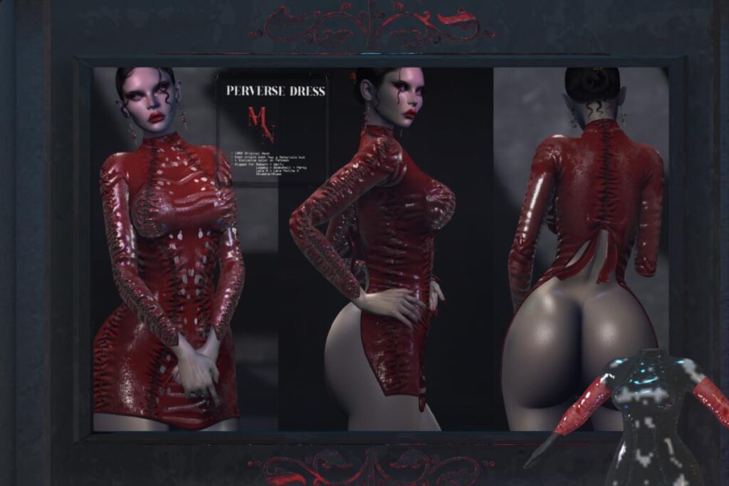 Perverse Dress - Legacy/MaitreyaX/Nhumana/Reborn/+mods, L$320 each/L$1990 FP