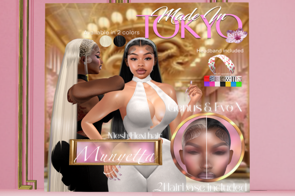 Munyetta Hair with Hairbse - EvoX/Genus, L$800