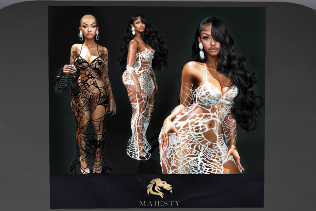 Black Widow Dress - Inithium/Legacy/Maitreya/Reborn/Yentements/+mods, L$299 each/L$1500 FP