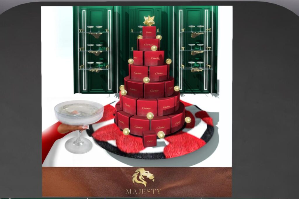 Gift Box Christmas Tree &amp; Rug, L$899