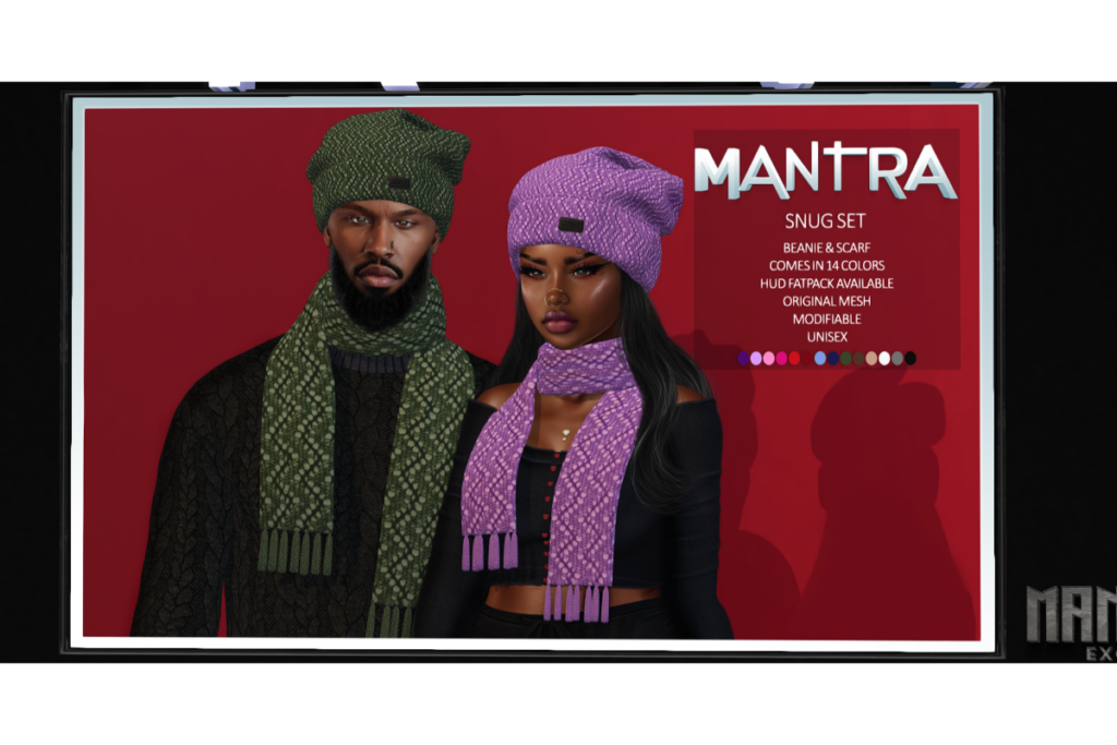 Snug Set, L$240 each/L$1599 FP