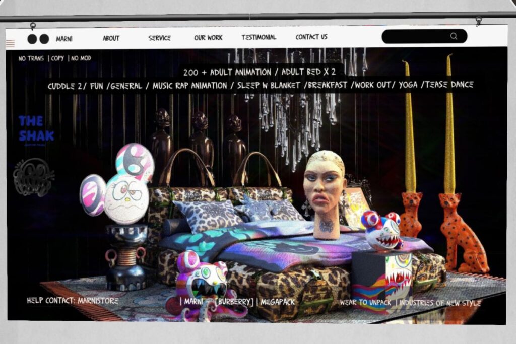 The Shak Decor Collection, L$199-L$1000 each/L$2500 FP