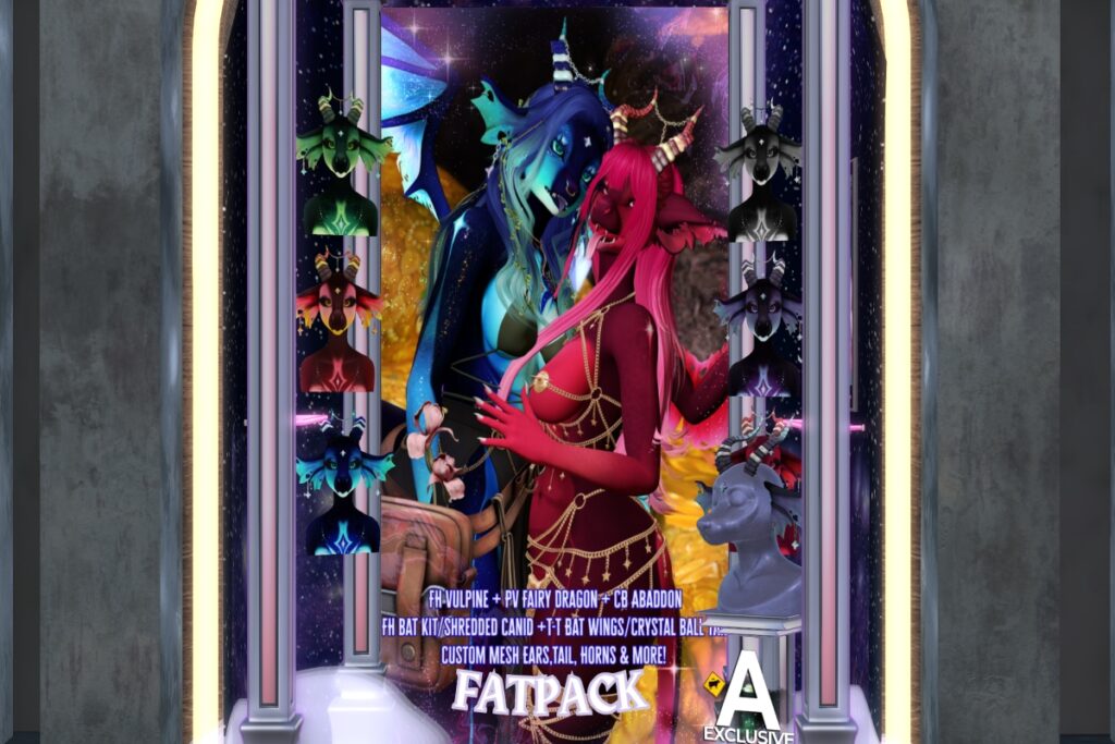 Astral Ascendants Mod Kit - Cerberus Abbadon/FH Vulpine/PrettyVile Fairy Dragon, L$699 each/L$2799 FP
