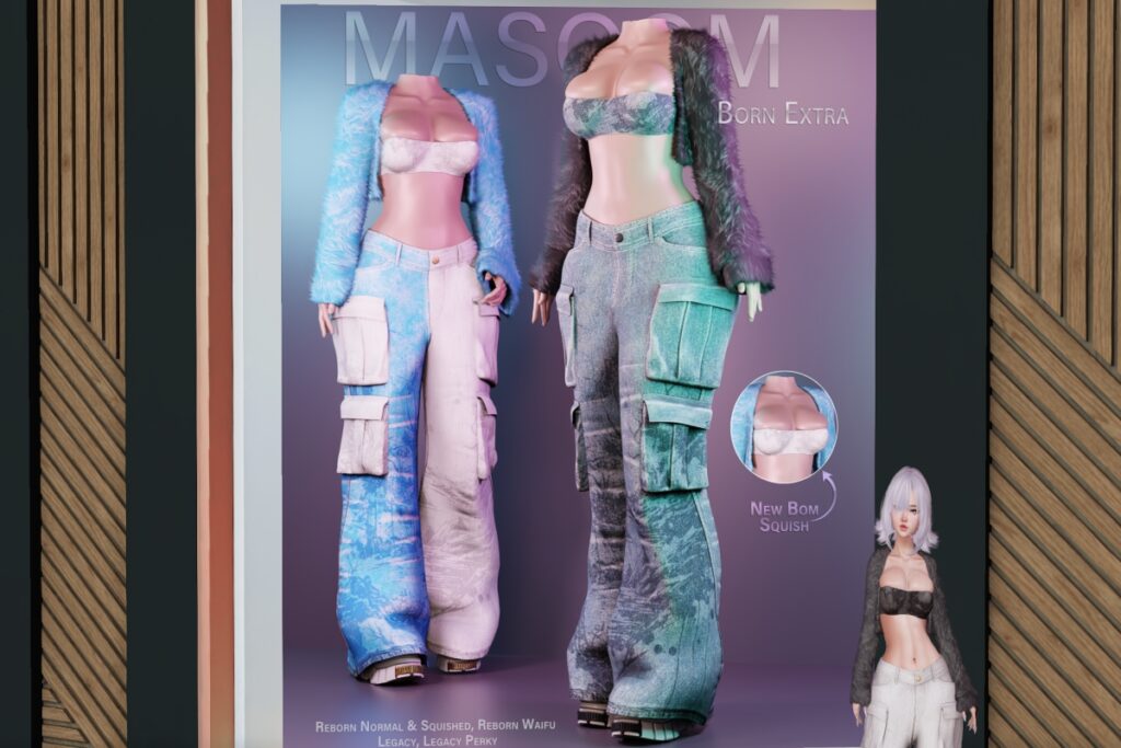 Born Extra Outfit - Reborn/+mods, L$255 each/L$555-L$1555 each FP/L$2955 MP