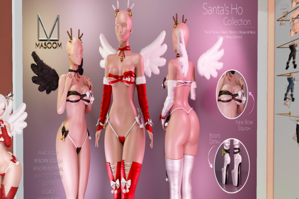 Santa&#039;s Ho Collection - Inithium/Legacy/Reborn/+mods, L$255 each/L$1555 each FP/L$3955 MP