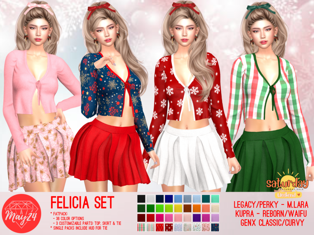 Felicia Set - GenX/Inithium/Legacy/Maitreya/Reborn/+mods	&lt;a href=&quot;http://maps.secondlife.com/secondlife/Highway%20Star/144/134/23&quot; target=&quot;_blank&quot;&gt;Teleport&lt;/a&gt;