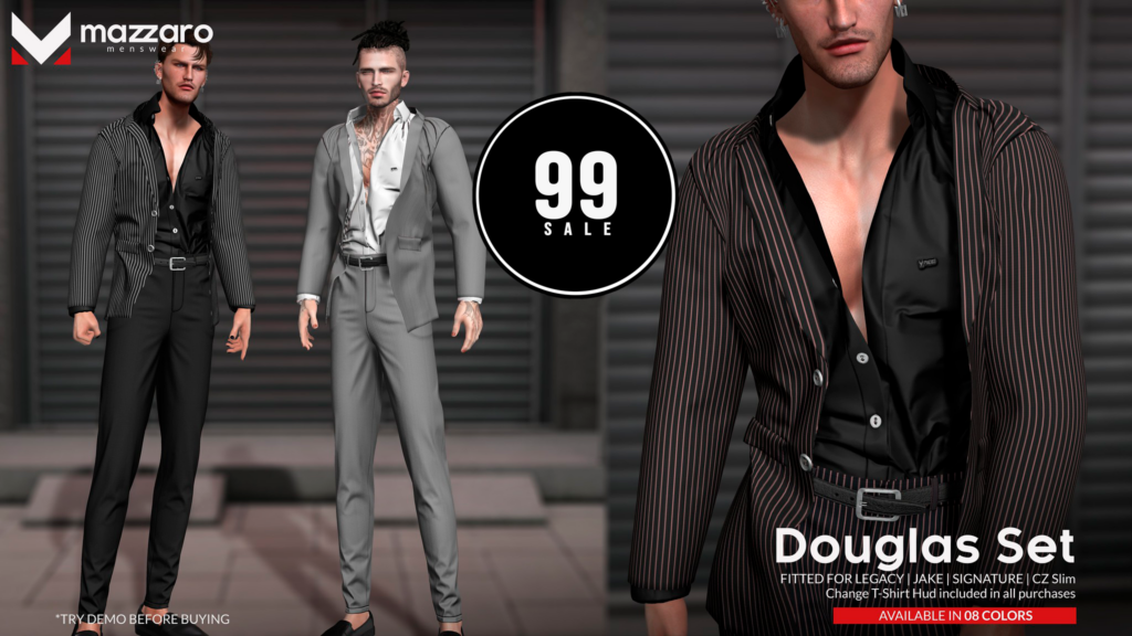 Douglas Set - CZ Slim/Jake/Legacy/Signature	&lt;a href=&quot;http://maps.secondlife.com/secondlife/Heartbreak/131/129/166&quot; target=&quot;_blank&quot;&gt;Teleport&lt;/a&gt;
