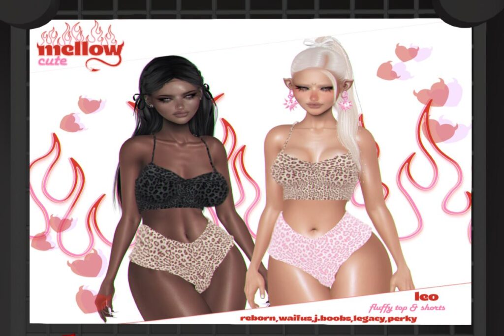 Leo Top &amp; Shorts - Legacy/Reborn/+mods, L$250 each/L$1199 each FP