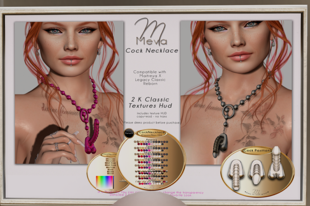 Cock Necklace - Legacy/MaitreyaX/Reborn, L$420