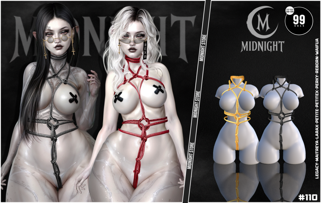 Outfit #110 - Legacy/Maitreya/Reborn/+mods	&lt;a href=&quot;http://maps.secondlife.com/secondlife/Helgrind/42/83/3603&quot; target=&quot;_blank&quot;&gt;Teleport&lt;/a&gt;