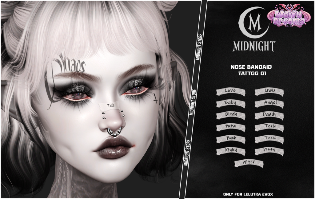 Nose Bandaid Tattoo 01 - EvoX