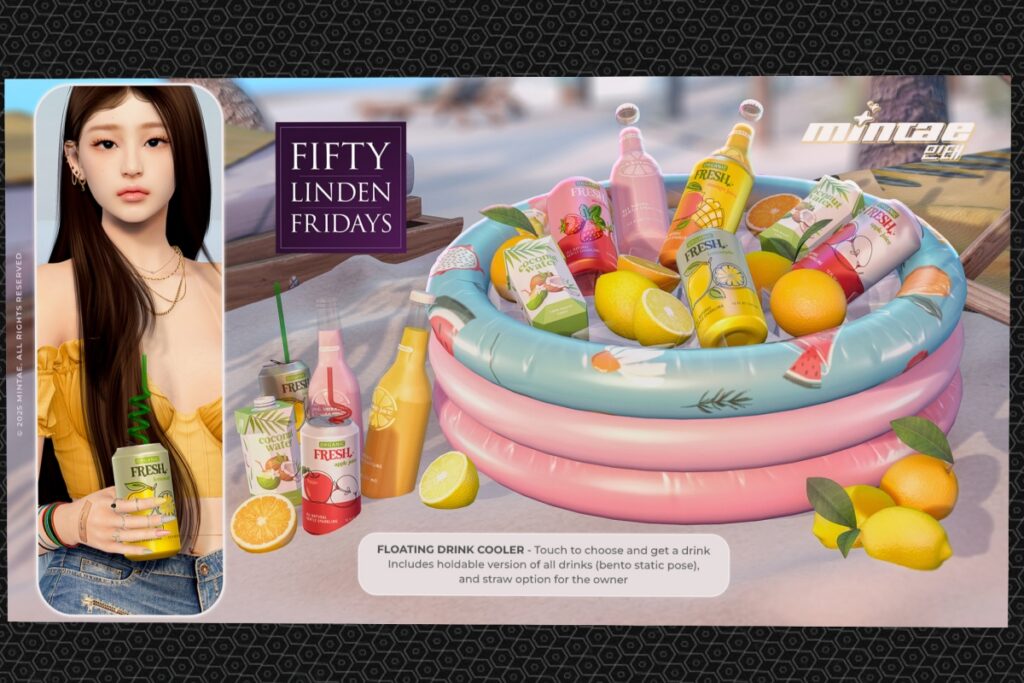 Floating Drink Cooler	&lt;a href=&quot;http://maps.secondlife.com/secondlife/Gladstone%20Cove/54/230/3006&quot; target=&quot;_blank&quot;&gt;Teleport&lt;/a&gt;