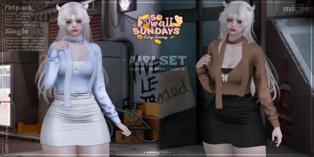 Airi Set - Legacy/MaitreyaX/Reborn	&lt;a href=&quot;http://maps.secondlife.com/secondlife/Follys%20End/160/60/22&quot; target=&quot;_blank&quot;&gt;Teleport&lt;/a&gt;