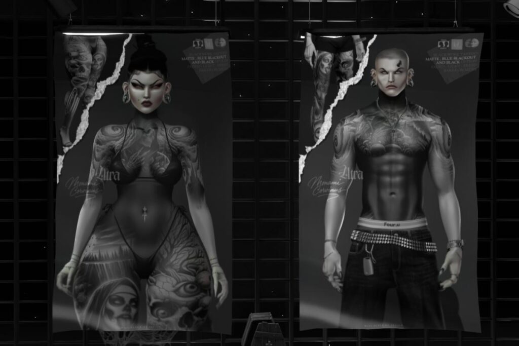 Atra F+M Tattoo - EvoX/Genus/SLUV, L$459 each