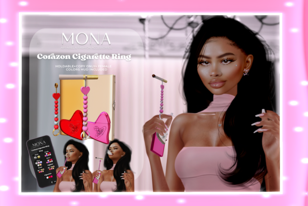 Corazon Cigarette Ring, L$299