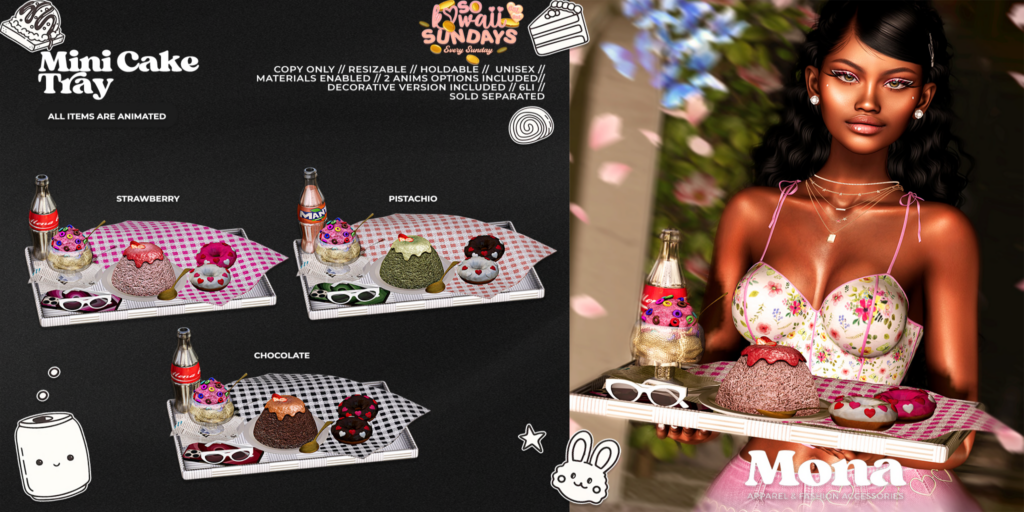 Mini Cake Tray Holdable	&lt;a href=&quot;https://maps.secondlife.com/secondlife/Tulsa%20Time/97/217/1502&quot; target=&quot;_blank&quot;&gt;Teleport&lt;/a&gt;