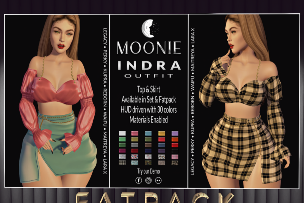 Indra Outfit - Inithium/Legacy/Maitreya/Reborn/+mods, L$169 each/L$450 FP
