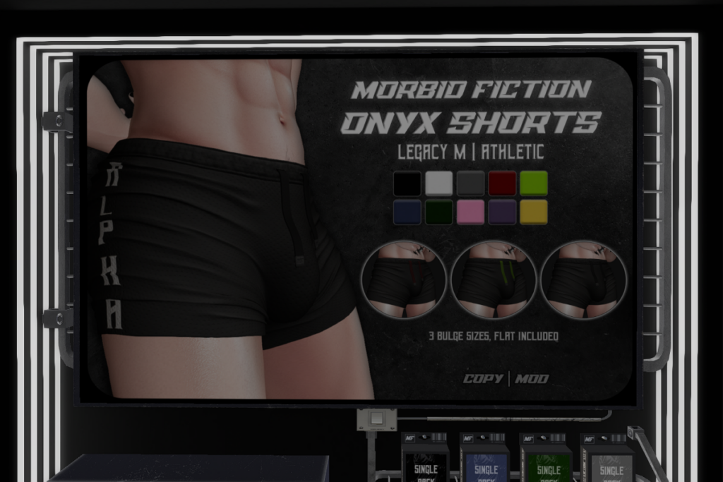 Onyx Shorts - Legacy/+mods, L$249 each/L$1499 FP