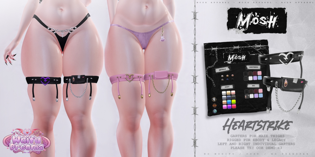 Heartstrike Garters - Legacy/Reborn/+mods
