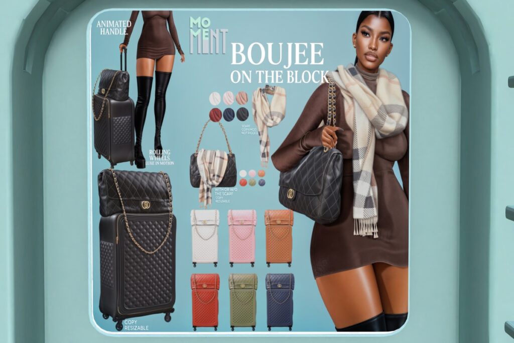 Boujee On The Block Accessories, L$199-L$399 each/L$3999 FP