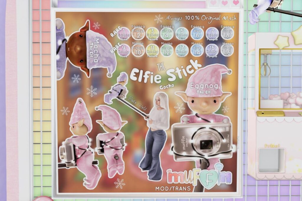 The Elfie Stick, L$50 per play