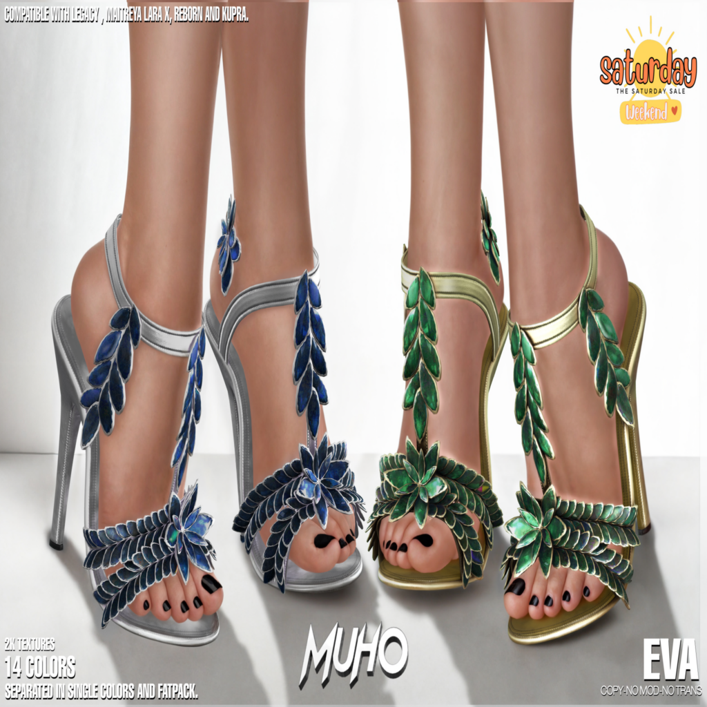 Eva Heels - Inithium/Legacy/MaitreyaX/Reborn	&lt;a href=&quot;http://maps.secondlife.com/secondlife/Magic%20Sky/157/112/2022&quot; target=&quot;_blank&quot;&gt;Teleport&lt;/a&gt;