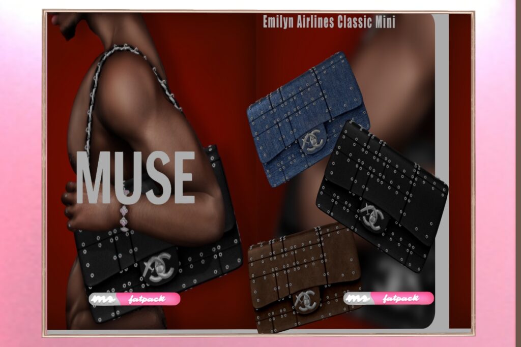 Emilyn Airlines Classic Mini Bag, L$350 each/L$1500 FP