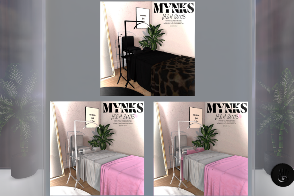 Mynx Lash Suite, L$800 each